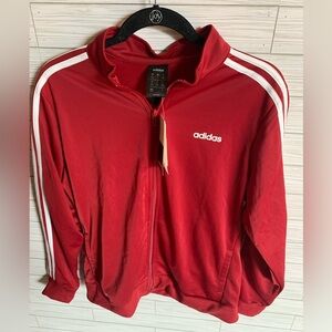 Adidas Red track Zip-Up Jacket